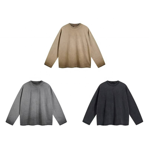 Camiseta de manga larga con diseño personalizado, impresión DTG directa a la prenda, alta calidad, 100% algodón, colores vibrantes, camiseta gráfica para hombre - Product Image 1