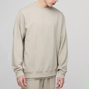 Sweat-shirt en coton surdimensionné pour homme – Look urbain minimaliste - Product Image 1