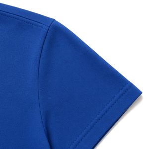 Camiseta de Manga Corta con Cuello Redondo Azul Rey para Mujer, con Estampado de Emblema Ovalado Amarillo, Camiseta Gráfica Informal de Moda, Cómoda para Uso Diario - Product Image 6