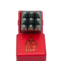 Matrices de poinçonnage industrielles personnalisables en Cr-V (6150) de 1 mm à 12 mm, dureté HRC 58~62, norme DIN7353, lot de 9 pièces, prise en charge OEM/ODM