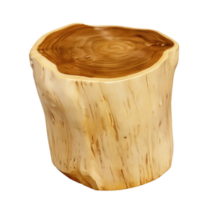 <b>Rustic</b> Organic Solid Suar Wood <b>Side</b> <b>Table</b> Tree Stump Accent <b>Table</b> Handmade Natural Finish Eco-Friendly Durable Design - Product Image 3