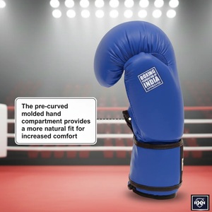 Gants de boxe professionnels en cuir pleine fleur RXN World Champ Competition - (BG-01) - Product Image 5