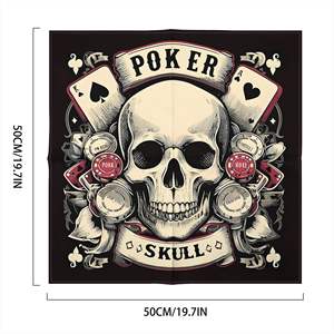 ¡Grandes Ofertas! Pañuelos de Seda y Satén Cuadrados con Logotipo Personalizado: Estampados de Puntos, Lisos, a Cuadros, Rayas, Lazos, Personajes Animales, Argyle y Hojas - Product Image 4