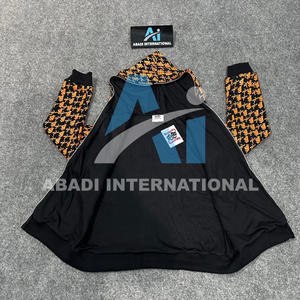 เสื้อฮู้ดซิปผู้ชายคุณภาพสูงรุ่นล่าสุด ลายพิมพ์ Asali ซิปเต็มตัว สีน้ำตาล ราคา 1 ดอลลาร์ ดีไซน์เสื้อฮู้ดซิปเต็มตัว Asali สำหรับผู้ชาย - Product Image 4
