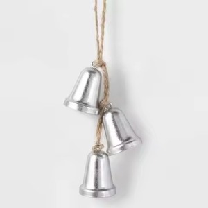 Campanas Colgantes de Metal Rústicas, Adorno Navideño Vintage, Decoración Festiva para Árbol y Hogar - Product Image 5