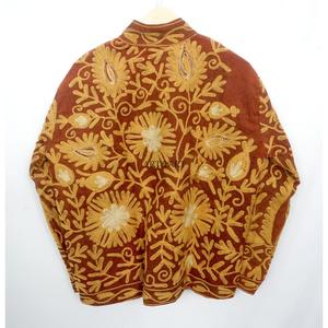 Chaqueta de Manga Larga Acolchada con Bordado de Algodón Cotrise Hecha a Mano para Mujer, Otoño-Invierno, Transpirable con Diseño Abierto, Muy de Moda - Product Image 6