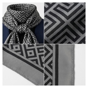 NORTH APPROACH Women's Square <b>Silk</b> <b>Scarf</b> Floral Print Elegant Multi-Functional Fashion Accessory All Seasons - Product Image 4