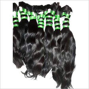 Unprocessed Raw Human Hair Bulk Cuticle Aligned Virgin <b>Extensions</b> Single South Temple Indian Hair Bulk Vendor - Product Image 1