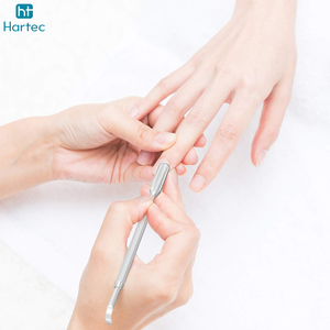 Empujador de cutículas, removedor de esmalte de uñas en gel, herramienta profesional de acero inoxidable para empujar cutículas, juego de 3 piezas para uñas de manos y pies - Product Image 4