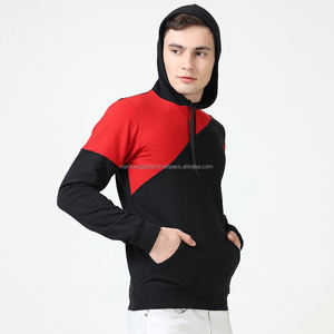 Nardon Apparel 2025 Venta caliente Logotipo personalizado Color bloqueado Sudadera con capucha con estilo para hombres - Product Image 1