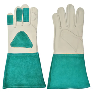 Guantes de Soldadura de Piel de Cabra y Vacuno Resistentes, con Puño Largo de Seguridad, para Construcción Industrial, Jardinería, Anti-Vibración - Product Image 4