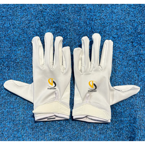 Unisex Breathable American Football Receiver <b>Gloves</b> Full Finger Anti-slip Silicone Sticky Grips Football Receiver <b>Gloves</b> - Product Image 1