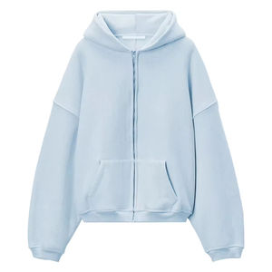 เสื้อฮู้ดซิปผู้ชาย ผ้าฝ้าย 100% ทรงปกติ สำหรับใส่ลำลองในฤดูหนาว - Product Image 5
