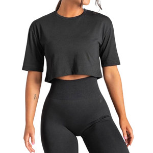 Camiseta Crop Top Extra Grande de Primera Calidad para Mujer, Camiseta Personalizada de Algodón, Camisetas Extra Grandes Personalizadas para Mujer 2026 - Product Image 3
