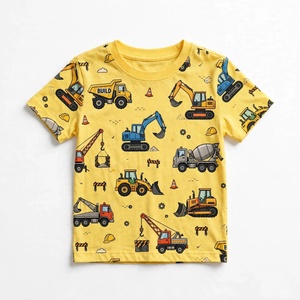 เสื้อยืดเด็กแขนสั้นพิมพ์ลาย ออกแบบเองได้ คอกลม สวมใส่สบาย ระบายอากาศดี เป็นมิตรกับสิ่งแวดล้อม แห้งเร็ว ไม่เป็นขุย ไม่หดตัว 100% BD - Product Image 5