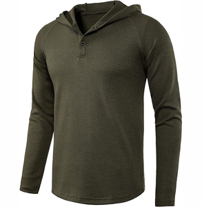 Sweat-shirts à capuche tricotés sur mesure, grande taille, coupe classique, épaules tombantes, 100% coton, imperméables, écologiques - Product Image 6