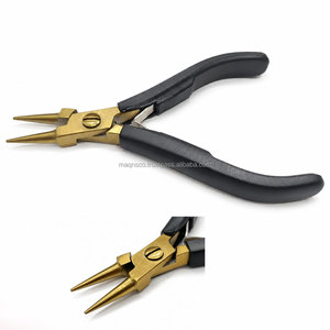 Alicates de punta redonda ZETOMED PRO de alta calidad, de acero inoxidable, ligeros, para trabajos precisos, herramienta para hacer joyería, 5 pulgadas / Personalizado - Product Image 1