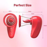 Oralsex-Spielzeuge Brustmassage Elektrische Nippel-Vakuumpumpen Großhandel Vaginalpumpen Klitoris-Saug- und Leckvibratoren für Frauen