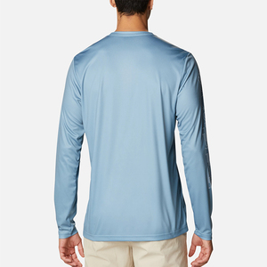 T-shirts de pêche unisexes personnalisés avec logo, UPF 50+, légers, respirants, coupe-vent, à manches longues et ventilés, vente en gros - Product Image 4