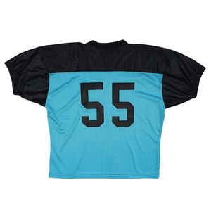 American Football Jersey <b>100</b>% <b>Polyester</b> Breathable V-Neck Top Quality Custom Mesh T <b>shirts</b> For Men's - Product Image 2
