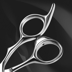 Ciseaux de coiffure professionnels en acier inoxydable 440C, lame tranchante, manche moyen, pour droitiers, ciseaux de coupe de cheveux - Product Image 6