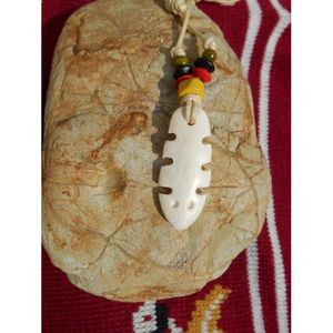 สร้อยคอกระดูกสไตล์โบฮีเมียนชนเผ่า ทำด้วยมือ ประดับคริสตัล เครื่องประดับแฟชั่น ของขวัญ - Product Image 3