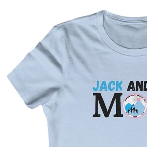 เสื้อยืดผู้หญิงแจ็คแอนด์จิล คอตตอนพรีเมียม คอกลม แขนสั้น พิมพ์ลายกราฟิกตามสั่ง ใส่สบาย สไตล์ลำลองสำหรับผู้หญิง - Product Image 4