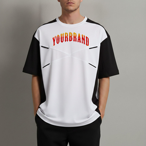 เสื้อยืดผู้ชายผ้าฝ้ายแท้ 100% สุดฮิตปี 2026 สไตล์ฮิปฮอปรักษ์โลก สีพื้น 2 สี ป้องกันรอยยับ สำหรับผู้ชาย - Product Image 6