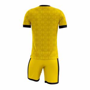 Uniformes de fútbol personalizados 100% poliéster, camisetas de manga corta, pantalones cortos de fútbol, uniformes de entrenamiento, uniformes deportivos OEM ODM - Product Image 3