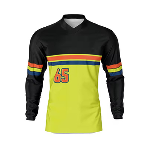 Jersey de Motocross Sublimado Personalizado de Alta Calidad a Precio de Mayoreo, Traje de Carreras Transpirable en Tallas Grandes para Motocicletas - Product Image 1