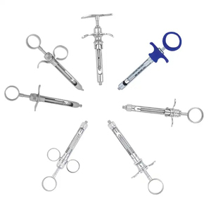 Jeringas Dentales Aspirantes Bone Bridge Instruments BBI-150 con Mango de Anillo de 2.5 mm, 1.8ml/2.2ml, Acero Inoxidable, Manuales, Reutilizables, CE - Product Image 1