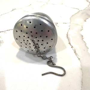 Silver <b>Tea</b> <b>Infuser</b> Easy Clean <b>Tea</b> <b>Infuser</b> Home & Kitchen Reusable Stainless Steel Separator Silver Color Shiny Polished Strainer - Product Image 5