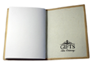 Carnet en papier recyclé en coton, crème et multicolore, avec logo imprimé sérigraphié motif oiseau, vente en gros - Product Image 4