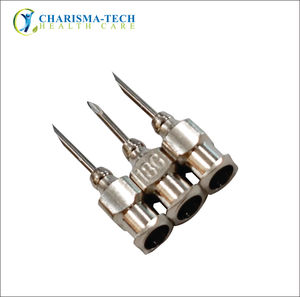 Aguja Veterinaria de Acero Inoxidable Duradera 14-23G Reutilizable de Larga Duración para Diagnóstico e Inyección en Cerdos, Cabras y Caballos - Product Image 1