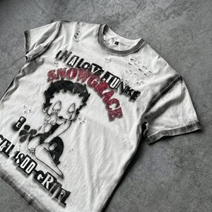 Snowgrace Character Printed Men's Short Sleeve T-Shirt Regular Fit O-Neck Street Style Jersey Cotton - Product Image 4