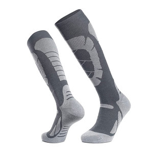 High Quality Winter Soccer <b>Socks</b> 100% <b>Wool</b> Knitted Breathable Cuff Logo for Training Matches and Sports Activities - Product Image 1
