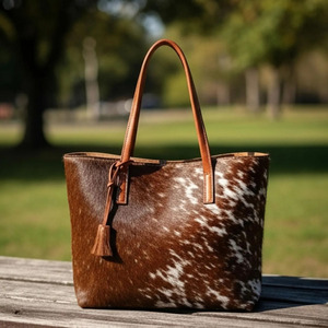 Bolsos de Mano de Cuero Vacuno con Logotipo Personalizado, Proveedor OEM al por Mayor, Bolsos de Moda Hechos a Mano de Alta Calidad para Viajes y Uso en Exteriores - Product Image 5