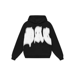 Sweat-shirts à capuche en coton de haute qualité 400 g/m² 500 g/m², impression en relief, hip-hop, surdimensionné, imprimé, pour unisexe - Product Image 3