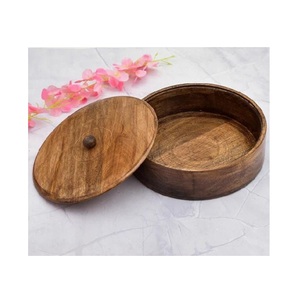 Wooden Chapati Box Premium Mealtime Presentation Piece Developed to Enhance Everyday Dining and Home Styling - Product Image 4