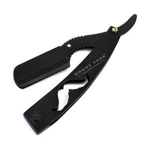 Professional Barber <b>Razor</b> Mustache Handle Straight Shaving <b>Razor</b> <b>Men</b> Classic Salon Quality Beard Shaper Hair Cutting Durable - Product Image 1