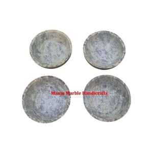 Nouvelle Arrivée Dernière Production Unique Addition Limitée Stéatite Sculpture Bol Avec Forme Ronde Utilisation Pour La Maison Cadeaux Décoratifs Article - Product Image 1