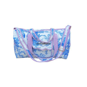 กระเป๋าผ้าดัฟเฟิลสุดหรูสั่งทำพิเศษ 100% ผ้าฝ้าย ขนาดใหญ่ พับเก็บได้ หลายสี สไตล์วินเทจ สำหรับชายหาด ฤดูร้อน ฤดูหนาว พกพาสะดวก ทนทาน - Product Image 1