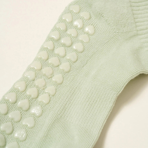 Calcetines de pilates personalizados con marca, calcetines de punto con textura 'Inhale Exhale', calcetines de algodón antideslizantes, calcetines multicolor de marca privada - Product Image 2