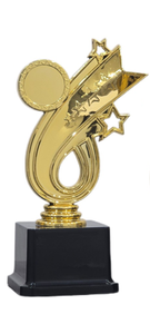 •Professional star <b>trophy</b> with customized details. - Product Image 2