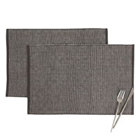 Ensemble de sets de table rayés |   Collection de sets de table élégants |   Napperons de table de cuisine résistants à la chaleur et lavables pour la maison