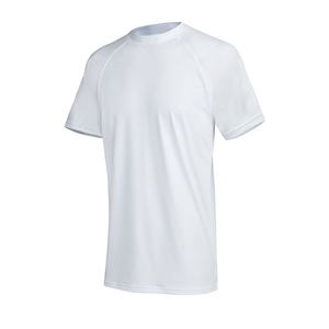 Custom Rashguard <b>Compression</b> <b>Shirt</b> Short Sleeve Quick Dry Polyester Spandex Athletic OEM ODM Supplier - Product Image 3