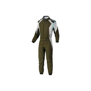 Combinaison de course moto pour homme, manches longues, vert et blanc, respirante, utilisable toute l'année - Product Image 4