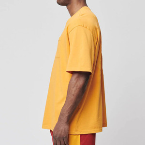 Camiseta de Manga Corta para Hombre, Cuello Redondo, Color Lavanda, Talla Grande, 100% Algodón Jersey, Corte Casual, Diseño Liso - Product Image 6