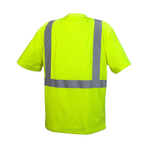 Uniformes de Trabajo de Poliéster de Alta Visibilidad Clase 2 al por Mayor, Ropa de Seguridad Reflectante Económica al por Mayor, Camiseta Polo Personalizada con Certificación CE - Product Image 2