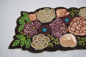 Embroidered Floral Table <b>Runner</b> Bohemian Style Home Decor <b>Washable</b> Hand Wash - Product Image 2
